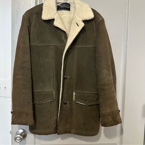 Women  Brown Shearling Jacket Oakbrook Sportswear